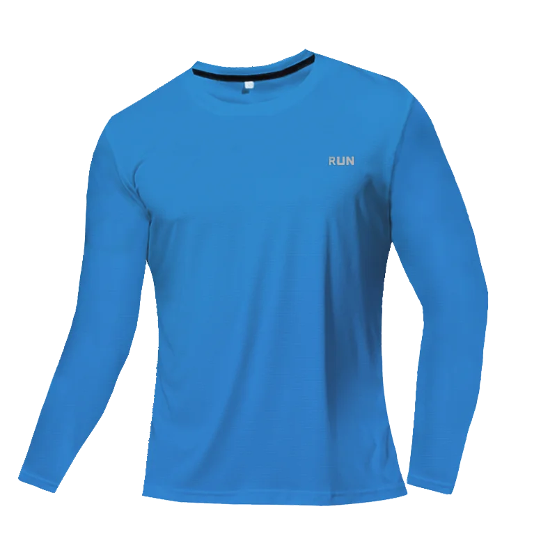 Quick Dry Breathable T-Shirt Sports Tops Training Clothes Long Sleeve T-Shirt Men'S Autumn Running Gym Accessories Men Fitness